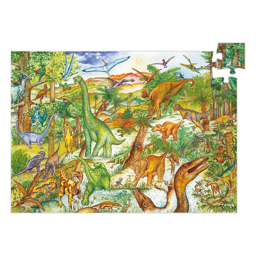 DJECO-DJ07424-Rompecabezas - Dinosaurios