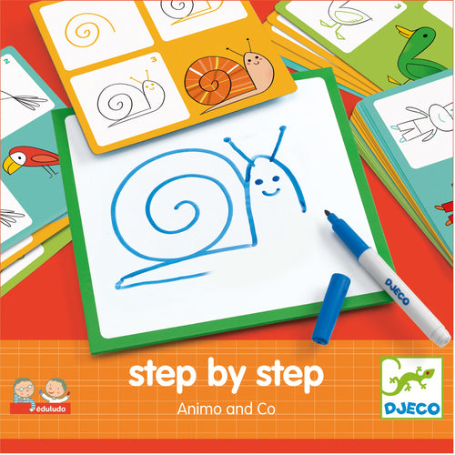 DJECO-DJ08319-Paso a paso - Animales & Co