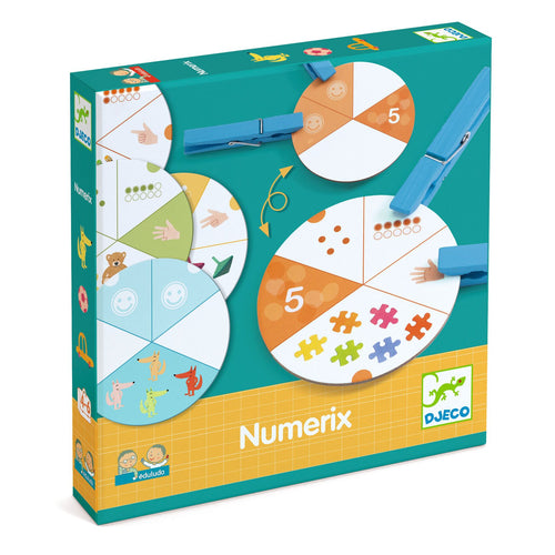 DJECO-DJ08349-Juego de mesa - Numerix