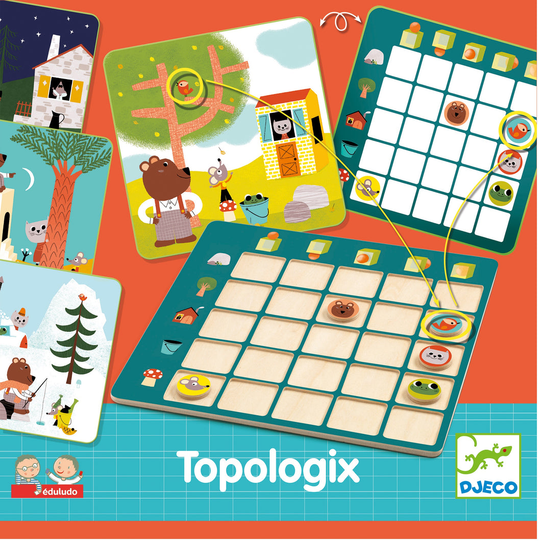 DJECO-DJ08354-Juego de mesa - Topologix