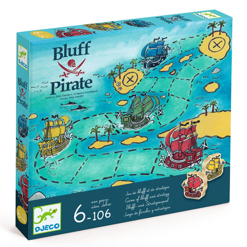 DJECO-DJ08417-Juego de estrategia - Bluff Pirate