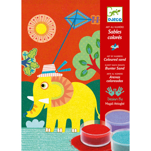 DJECO-DJ08660-Arenas coloreadas - Al aire libre