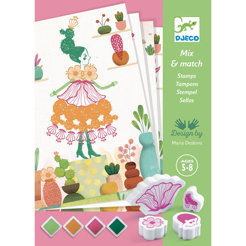 DJECO-DJ08741-Sellos - Flower girls