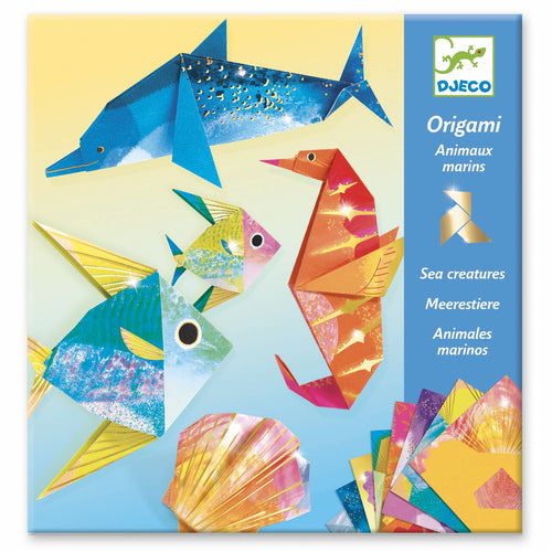 DJECO-DJ08755-Origami - Criaturas marinas