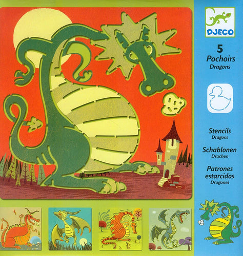 DJECO-DJ08856-Plantillas - Dragones