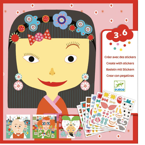 DJECO-DJ08934-Stickers - Todos diferentes