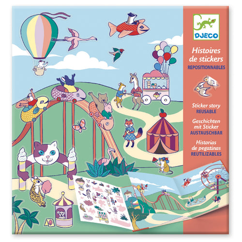 DJECO-DJ08952-Stickers - Parque de diversiones