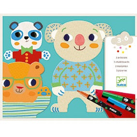 DJECO-DJ08992-Kit para pintar - Pizarrones De Cuties