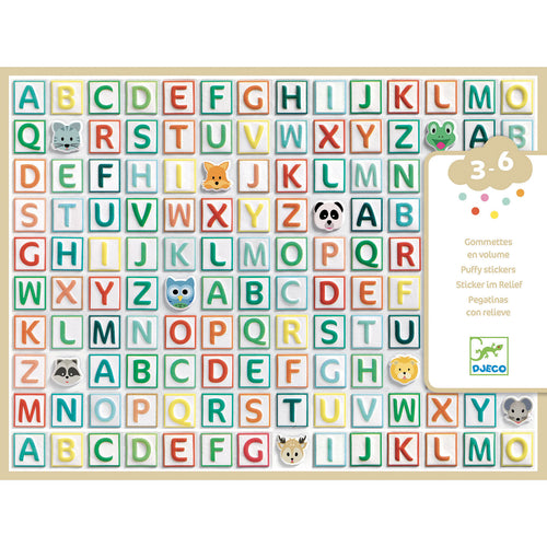 DJECO-DJ09078-Stickers - Alfabeto