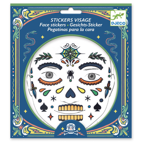 DJECO-DJ09218-Stickers - Calavera