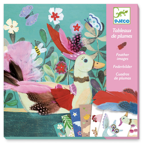 DJECO-DJ09405-Cuadros de Plumas