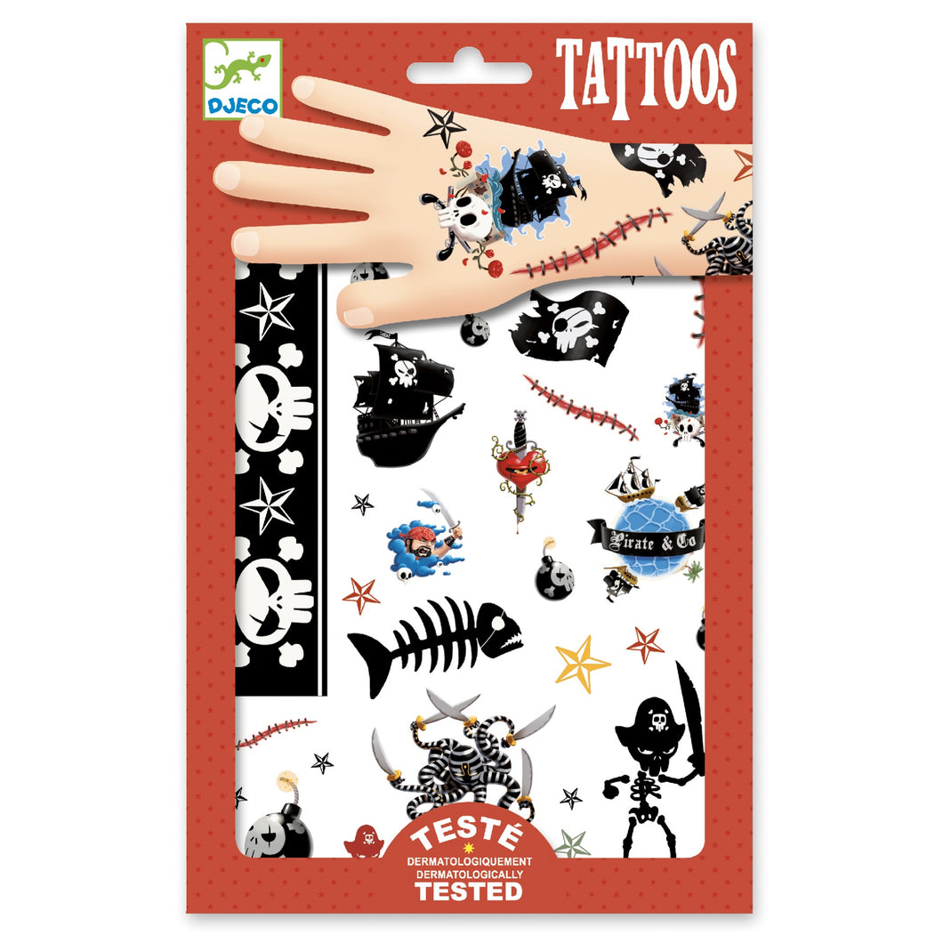 DJECO-DJ09584-Tatuajes - Piratas