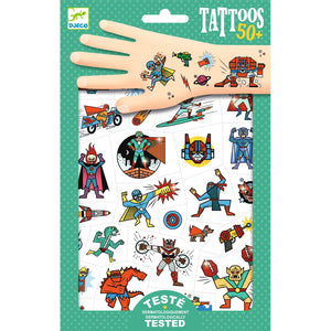 DJECO-DJ09614-Tatuajes - Héroes vs villanos