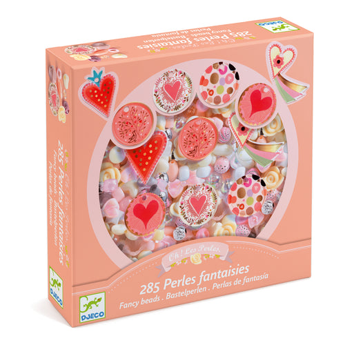 DJECO-DJ09855-Perlas de fantasía - Corazones