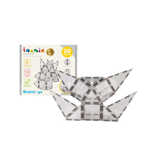 Braintoys-IMA-CLR20-Imanix 20 - Transparentes