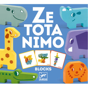 DJECO-DJ06435-Juego de bloques - Ze Totanimo